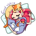 😴 emoji Mia Catlady Telegram sticker 11 of 30
