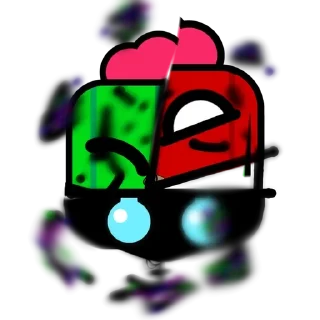 🪲 emoji Спайк в маске Telegram sticker 13 of 50