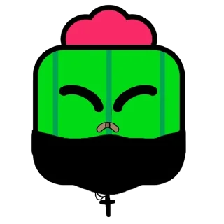 😄 emoji Спайк в маске Telegram sticker 7 of 50