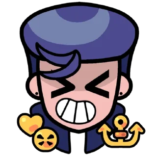 Sticker from My oc Josuke Pins | @DLSHiga