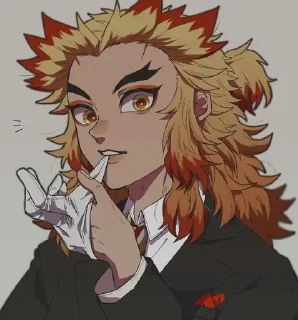 ⭐️ emoji Кеджуро-сан❤️‍🔥 (@knystikerkrd) @pinterest_to_stickerbot Telegram sticker 20 of 65