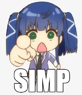 👇 emoji SIMP Telegram sticker 7 of 22