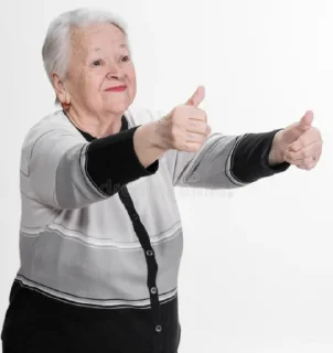 👍 emoji стоковые бабушки Telegram sticker 7 of 38