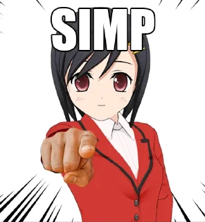 👇 emoji SIMP Telegram sticker 9 of 22
