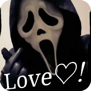 👍 emoji Ghost face Telegram sticker 21 of 35