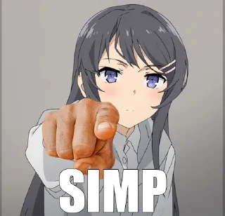👇 emoji SIMP Telegram sticker 11 of 22