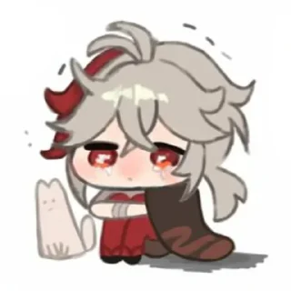 🍃 emoji ˏ 𓏧 𓏲𝙺𝚊𝚣𝚞𝚑𝚊 @genshinbyevico Telegram sticker 19 of 44