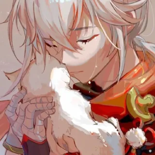 🍃 emoji ˏ 𓏧 𓏲𝙺𝚊𝚣𝚞𝚑𝚊 @genshinbyevico Telegram sticker 21 of 44