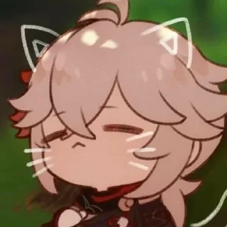 🍃 emoji ˏ 𓏧 𓏲𝙺𝚊𝚣𝚞𝚑𝚊 @genshinbyevico Telegram sticker 2 of 44