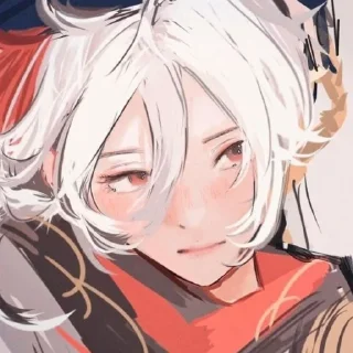 🍃 emoji ˏ 𓏧 𓏲𝙺𝚊𝚣𝚞𝚑𝚊 @genshinbyevico Telegram sticker 5 of 44