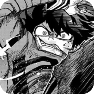 😡 emoji Deku Telegram sticker 9 of 120