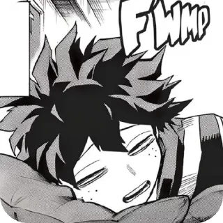 😴 emoji Deku Telegram sticker 11 of 120