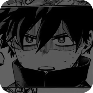 😡 emoji Deku Telegram sticker 6 of 120