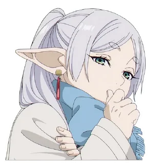 🤔 emoji Frieren (@dasein0) Telegram sticker 6 of 120