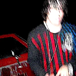 Sticker from haunted mound @invaderscene