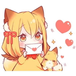 💌 emoji чиби няшики Telegram sticker 15 of 105