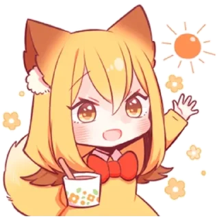 ☀️ emoji чиби няшики Telegram sticker 23 of 105