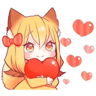 😘 emoji чиби няшики Telegram sticker 6 of 105