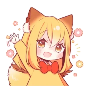 👋 emoji чиби няшики Telegram sticker 20 of 105