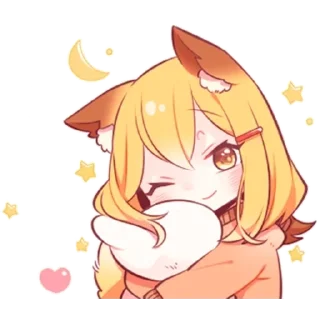 🌃 emoji чиби няшики Telegram sticker 9 of 105