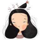 🐤 emoji girls Telegram sticker 11 of 16