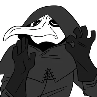 👀 emoji Scp-049 Telegram sticker 8 of 19