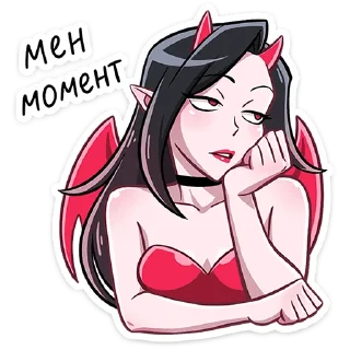 🙄 emoji Дьяволица  2.0  @TgSticker Telegram sticker 8 of 36