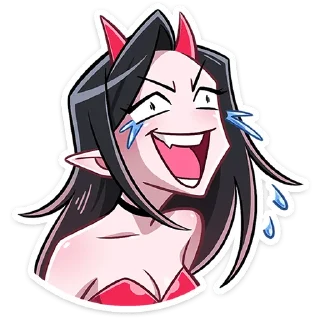 😈 emoji Дьяволица  2.0  @TgSticker Telegram sticker 24 of 36