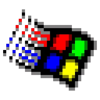 Sticker from Windows 98