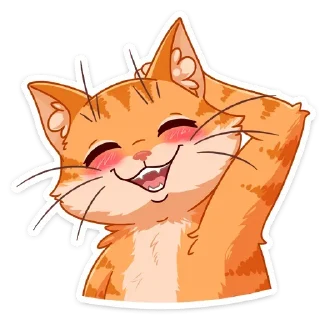 Sticker from Рыжий кот (@TgSticker)