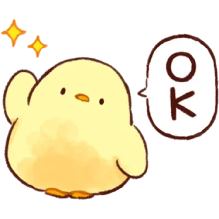 🆗 emoji Soft and Cute Chicks Summer @TgSticker Telegram sticker 21 of 40