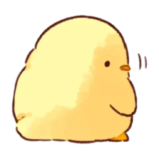 😑 emoji Soft and Cute Chicks Summer @TgSticker Telegram sticker 12 of 40