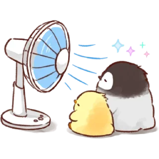 🔥 emoji Soft and Cute Chicks Summer @TgSticker Telegram sticker 7 of 40