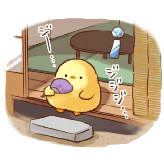 🔥 emoji Soft and Cute Chicks Summer @TgSticker Telegram sticker 24 of 40