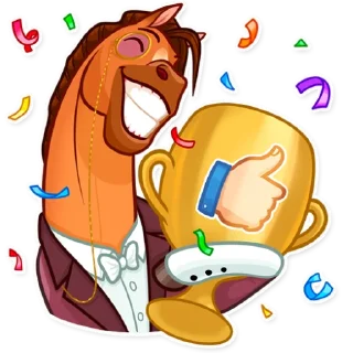 Sticker from Gentleman Horse
