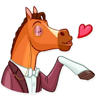 Sticker from Gentleman Horse
