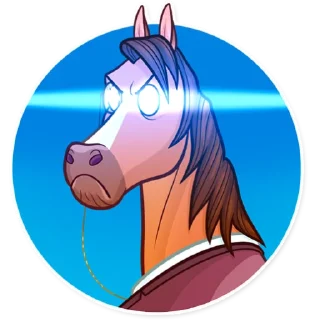 😠 emoji Gentleman Horse Telegram sticker 22 of 30