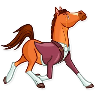 🙅‍♂️ emoji Gentleman Horse Telegram sticker 9 of 30
