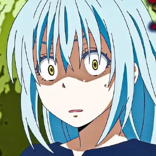 😰 emoji Римуру @anime_stickerr Telegram sticker 7 of 30