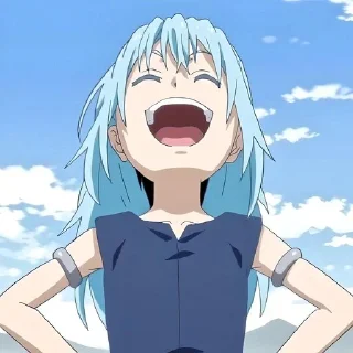 😂 emoji Римуру @anime_sticks Telegram sticker 9 of 20