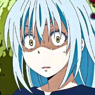 😰 emoji Римуру @anime_sticks Telegram sticker 10 of 20
