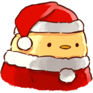 🎅 emoji Soft and Cute Chicks Winter @softandqt Telegram sticker 6 of 40