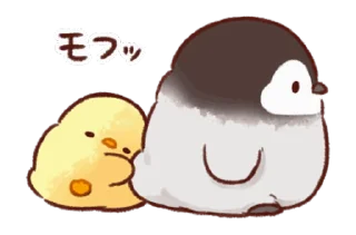 ❤️ emoji Soft and Cute Chicks Animation 3 @softandqt Telegram sticker 6 of 24
