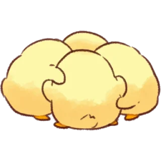 🥰 emoji Soft and Cute Chicks 3 @softandqt Telegram sticker 24 of 24