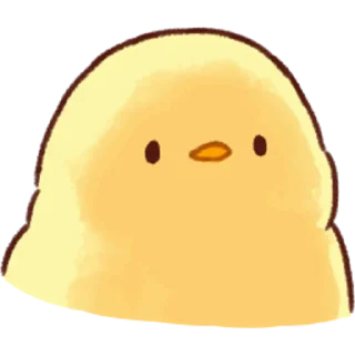 👀 emoji Soft and Cute Chicks 3 @softandqt Telegram sticker 21 of 24