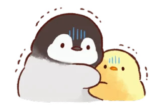 😱 emoji Soft and Cute Chicks Animation 3 @softandqt Telegram sticker 23 of 24