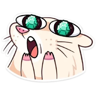 🤑 emoji Крысик играет в Майнкрафт🟩 Telegram sticker 5 of 13