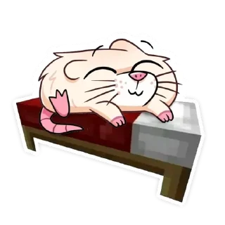 😊 emoji Крысик играет в Майнкрафт🟩 Telegram sticker 9 of 13