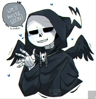 Sticker from 𝖱𝖾𝖺𝗉𝖾𝗋 𝗌𝖺𝗇𝗌 🛐