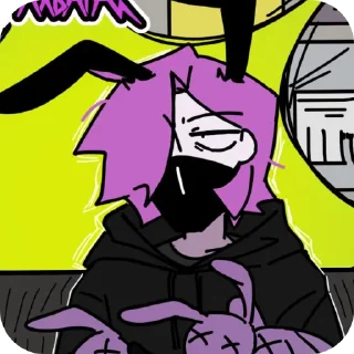 ❤ emoji ɞРика и Рэббит 📷|Безумие Захвата| Telegram sticker 5 of 116